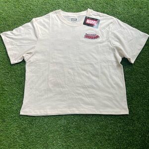 Marvel White Men's Shirt